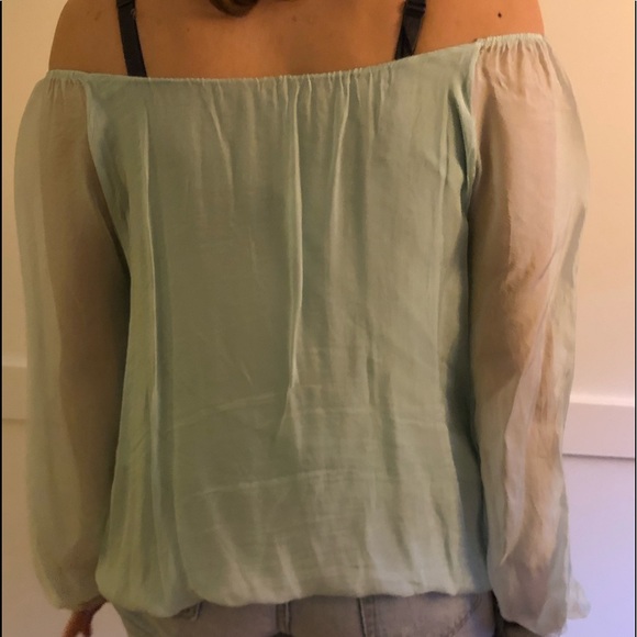 SOLD! Made in Italy Silk blouse - Picture 2 of 4